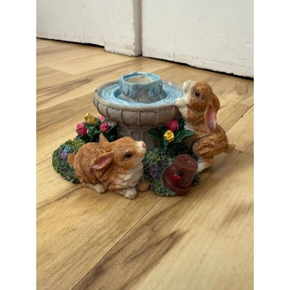 Easter rabbit Tapered candle holder - Picture 1 of 9